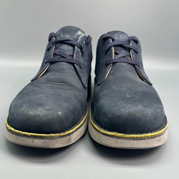 Samuel Hubbard Free Men 11 Navy Blue Nubuck Leather Oxford Shoes Lace-Up Classic main image 11